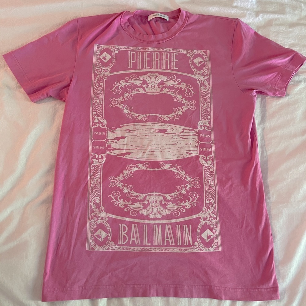 Pink Balmain Tee